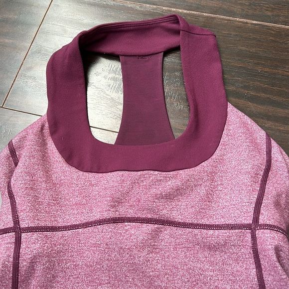 🍋lululemon🍋 | Red plum scoop neck tank top - Picture 3 of 7